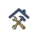 House with repair tools representing major property issues